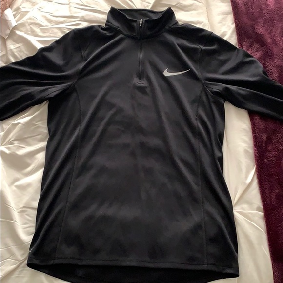 Nike Other - Black Nike Half-Zip Pullover Running Top